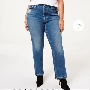 Good American Good Boy double slit size 4/27